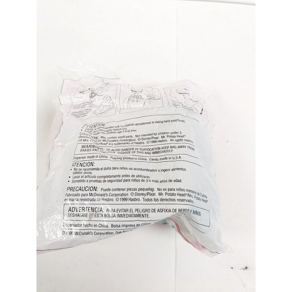 Toy Story 2 Disney Pixar McDonalds Happy Meal Toy SEALED Rex Candy Not Included - Picture 3 of 3